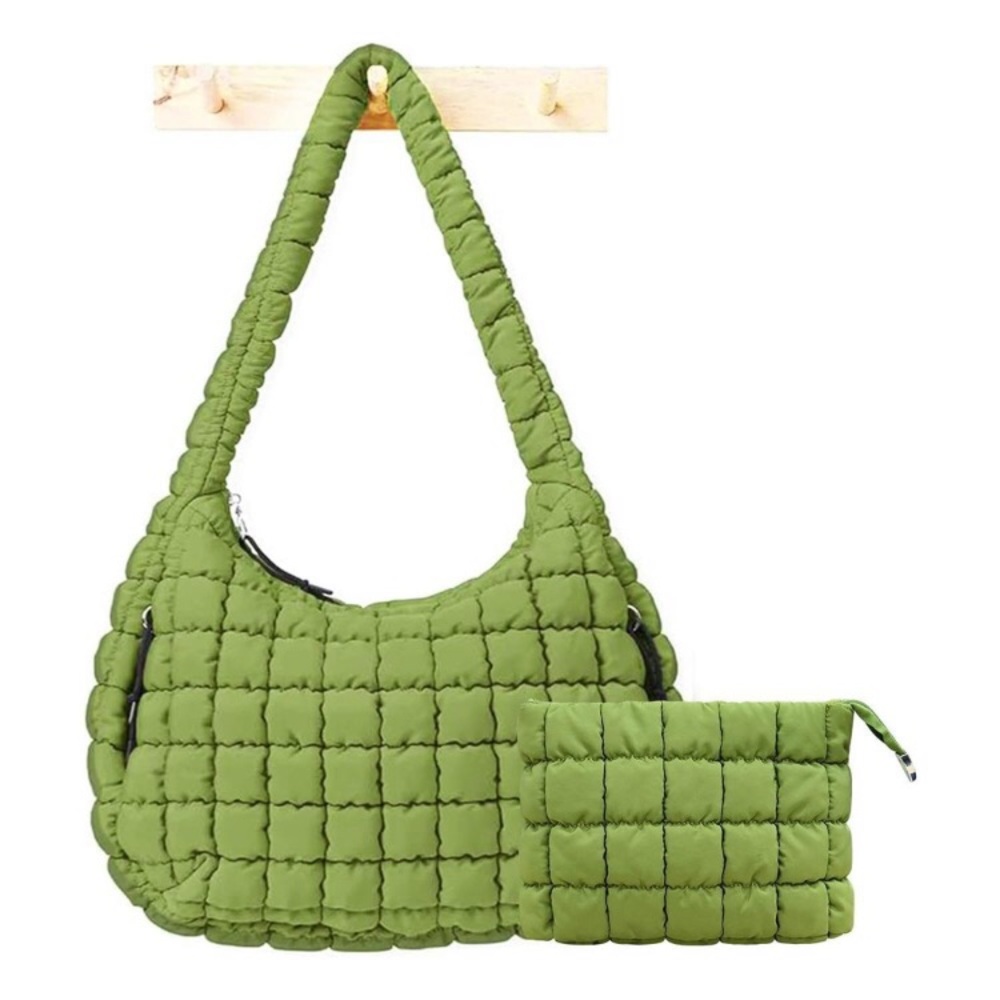 Puffer Crossbody Tote Bag - Hobo Quilted Carryall Tote Bag New